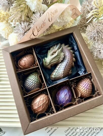 Шоколад ручной работы на новый год