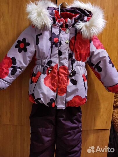 Детский зимний костюм на девочку