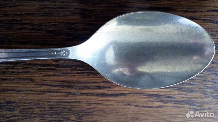 Ложка десертная мельхиоровая.СССР