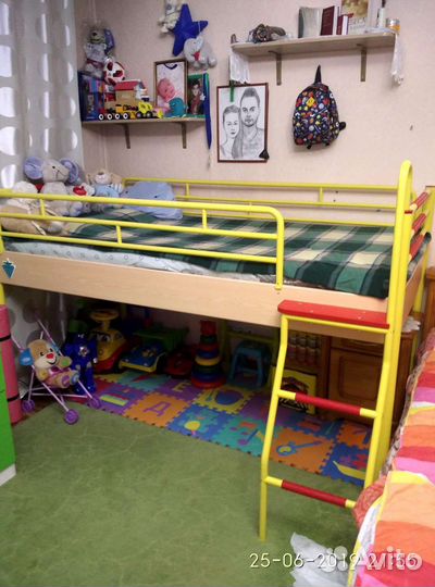 Детская кровать чердак
