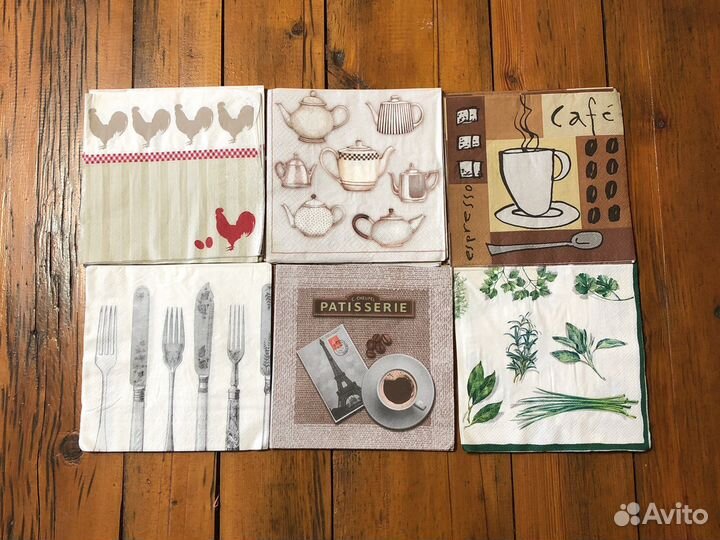 Бумажные салфетки для творчесва, скрапбукинга