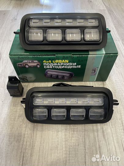 Светодиодные фары на Ниву (Надфарники/Подфарники)