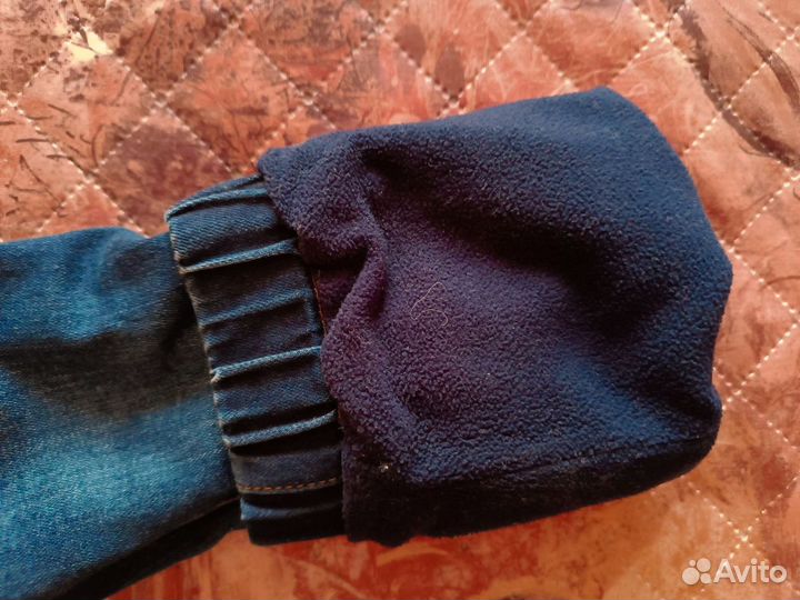 Джинсы утепленные для мальчика 128
