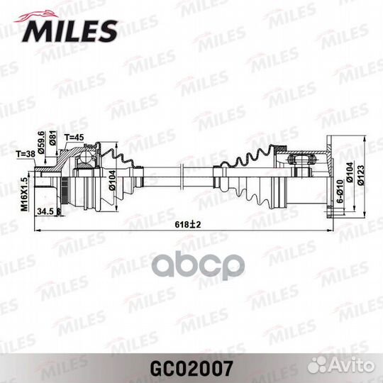 Привод в сборе audi A4 II 1.8T-3.0 00-05 прав