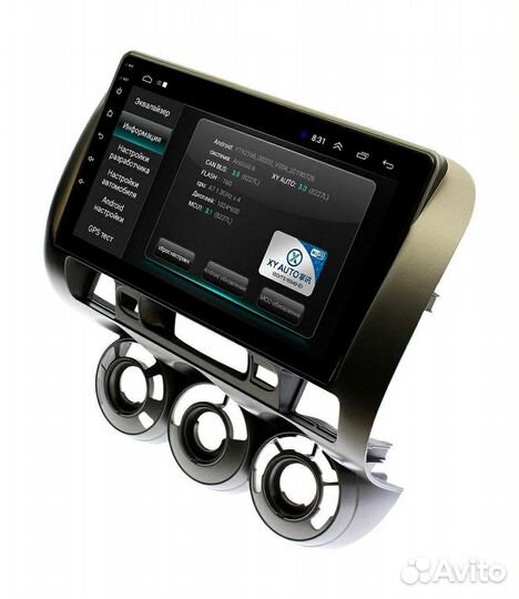 Штатная магнитола Honda FIT 2001-07г