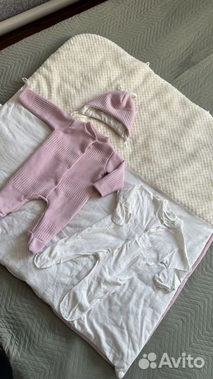 Конверт на выписку для девочки демисезонный