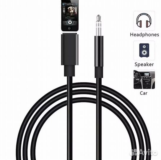 Кабель Aux,lightning, iPhone, 3,5