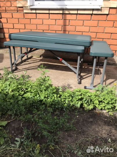 Стол и лавочки садовые