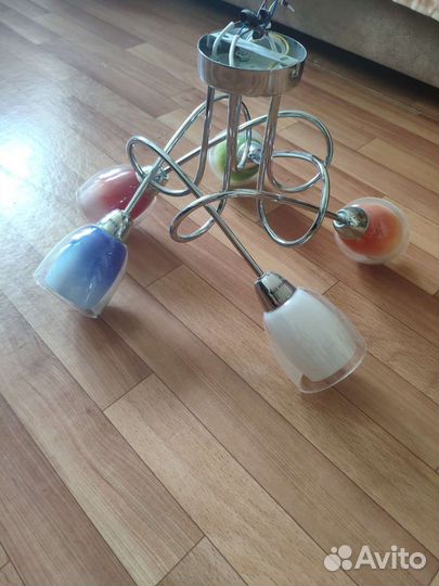 Люстра потолочная бу