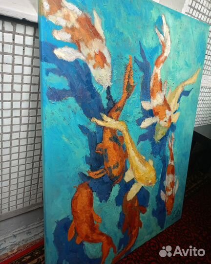 Картина маслом на холсте большая