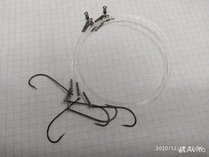 Флюорокарбоновые поводки новые флюр