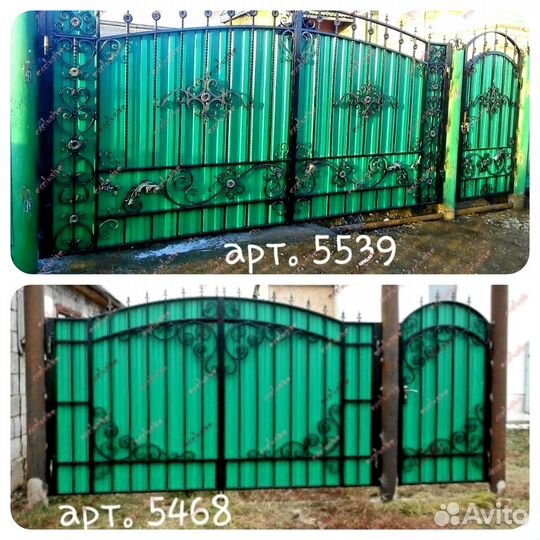 Кованые ворота