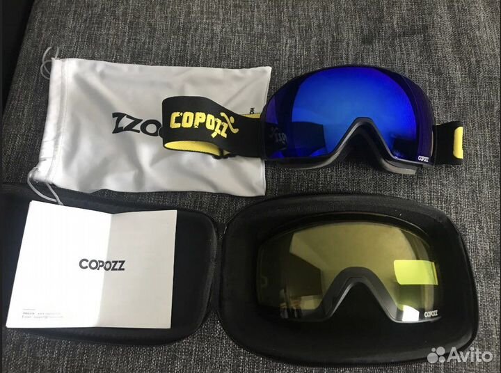 Очки маска горнолыжная