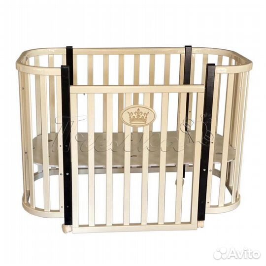Детская овальная кроватка Есения