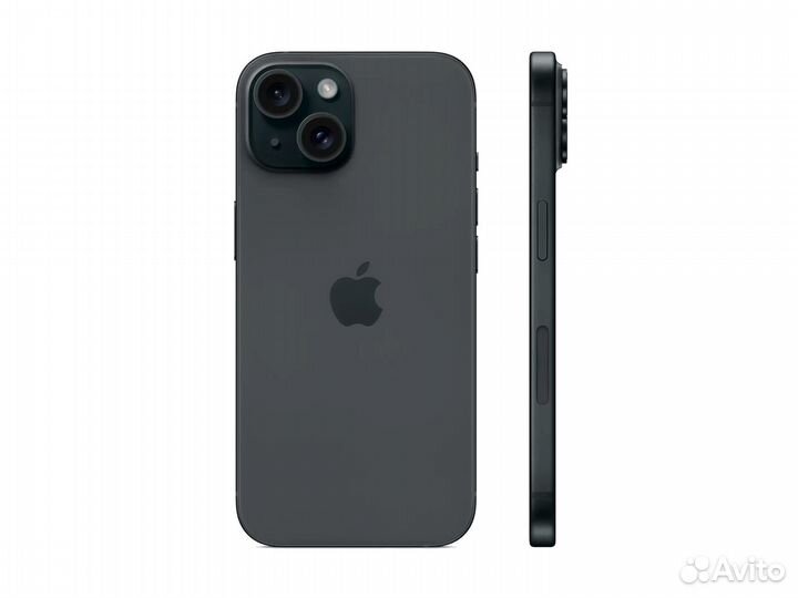 Смартфон Apple iPhone 15 512GB eSIM, Black (Черный)