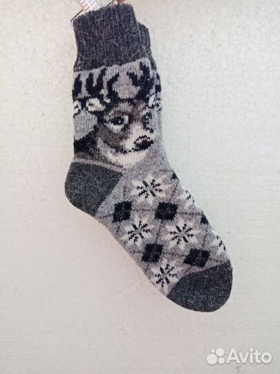 Носки шерстяные, размер 23