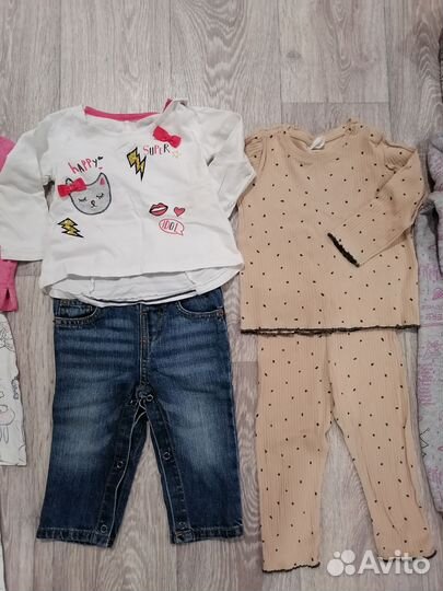 Вещи пакетом на девочку 74-80