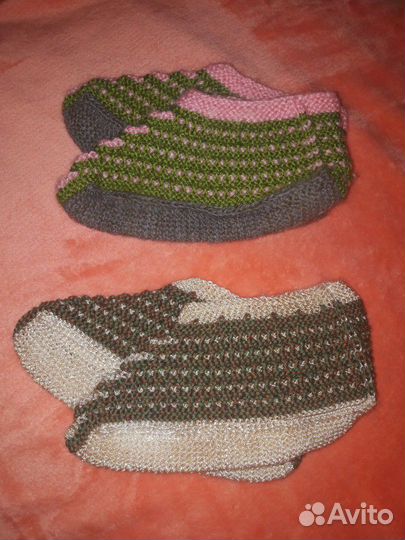 Следки вязанные