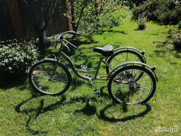 Трехколесный велосипед для взрослых rush hour t-4