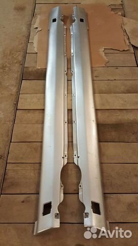 Mercedes w126 накладки на пороги