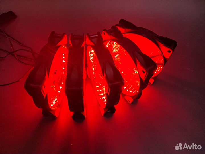Опт от 10шт LED Кулер Вентиляторы для корпуса R1