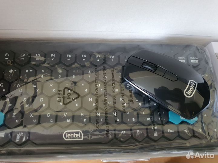 Беспроводная клавиатура и мышь lentel