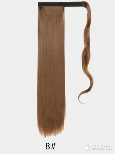 Искусственный хвост, волосы на липучке, шиньон