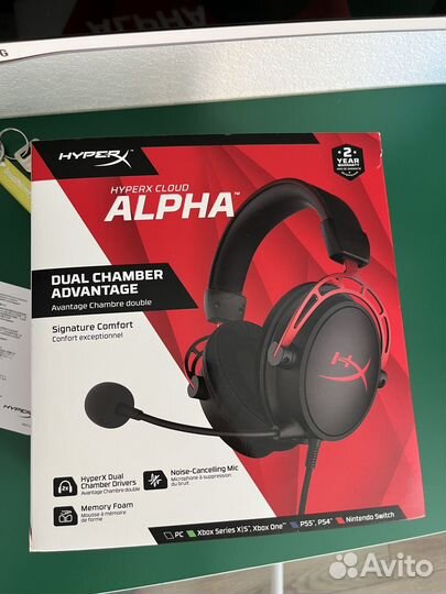 Игровые наушники hyperx cloud alpha