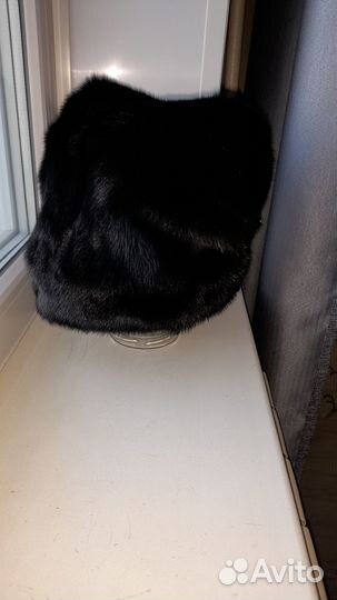 Продам шапку норковую бу 1 сезон