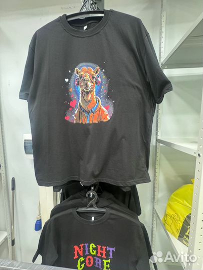 DTF печать на футболках, худи, спецодежде, шоппера