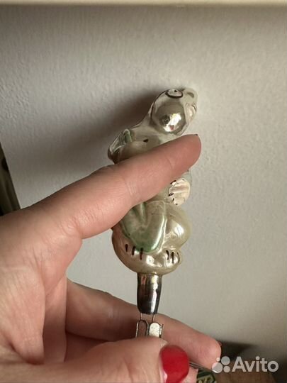 Ёлочная игрушка СССР Синьор Крот