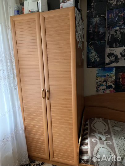 Шкаф двухстворчатый бу