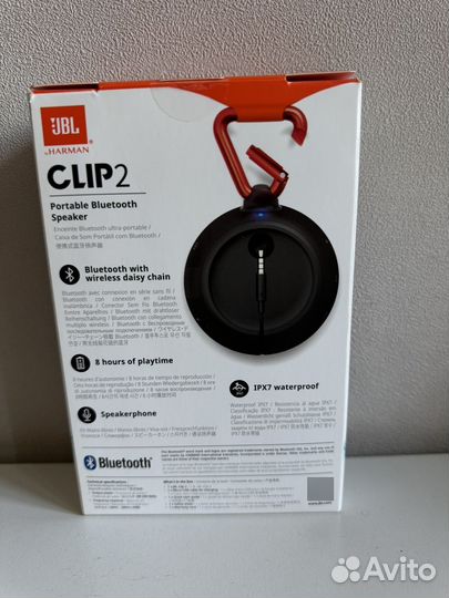 Колонка JBL clip2 новая оригинал