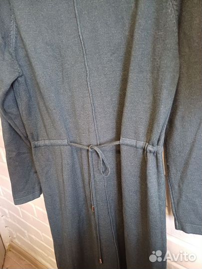 Платье женское вязаное трикотажное осеннее