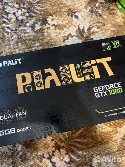 Видеокарта gtx 1060 6gb