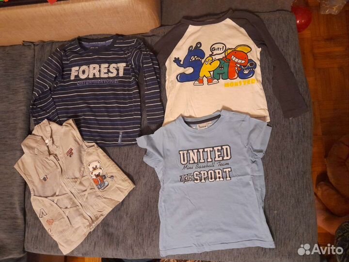 Пакет вещей на мальчика р.85-105 (57 вещей)