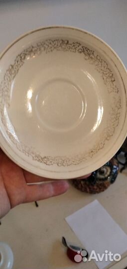 Чайные блюдца Дулево, Песочное, Рига