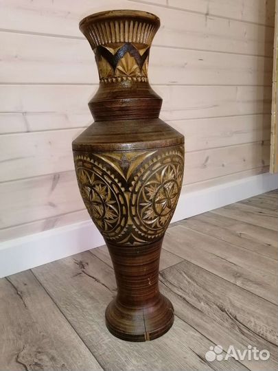 Ваза деревянная
