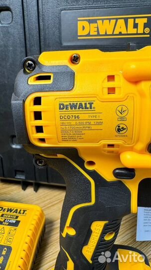 Ударный шуруповерт dewalt 18в 13мм патрон