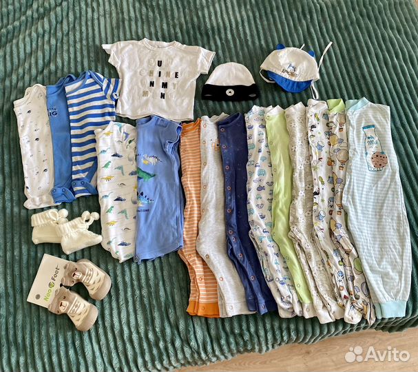 Детские вещи на мальчика 3-9мес