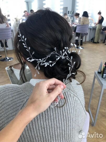 Диадема свадебная гибкая