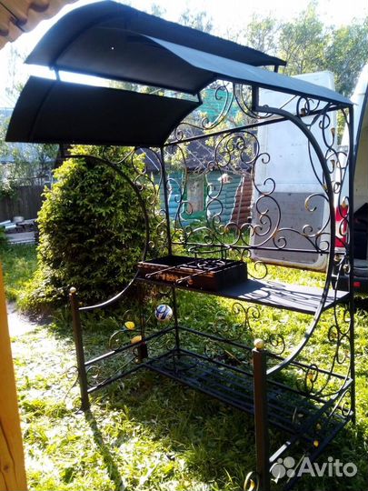 Мангал с печью