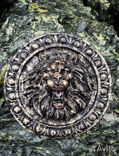 Панно Лев. Интерьерная картина. Барельеф