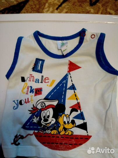 Костюм летний Disnei Микки 62-68