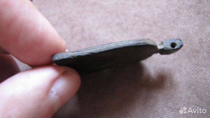 Икона Св. Николая 17-18 век, меднолит