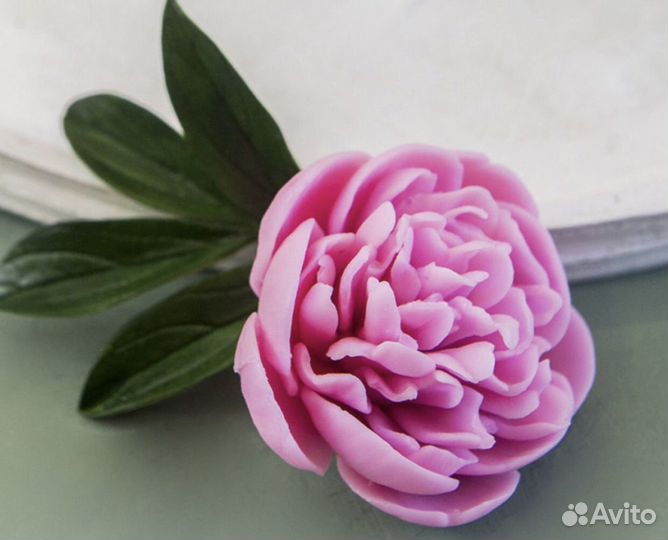 Силиконовая форма Пион