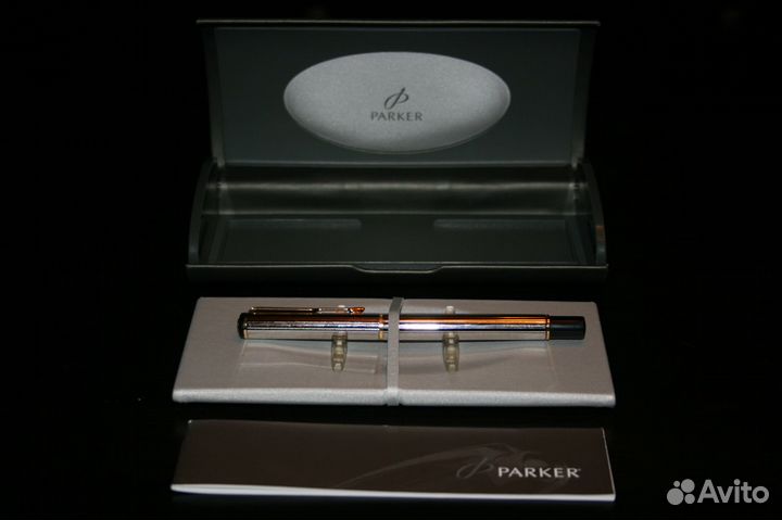 Ручка шариковая Parker Rialto K91 Silver Plated