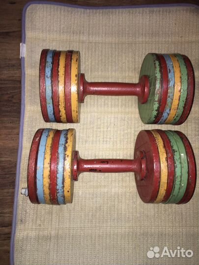 Гантели разборные 2*22кг