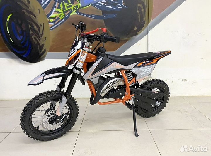 Детский мотоцикл миникросс Motax 60 (еs) оранжевый