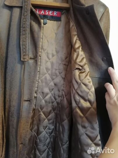 Кожаный плащ женский натуральная кожа